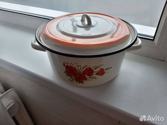 Эмалированная кастрюля (3,5л)