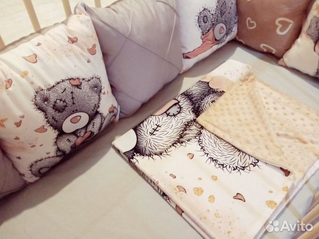 Кокон, бортики, одеяла для новорожденных