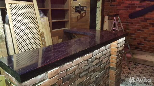 Изготовление столешниц, подоконников, ресепшн. Рем