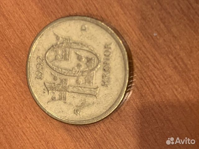 Монета 10 крон Швеция