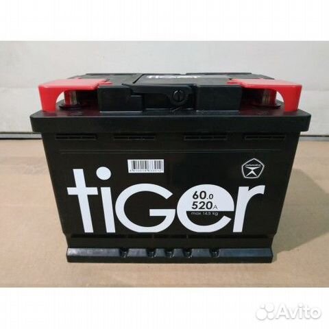 Tiger 60 А/ч Новый Аккумулятор