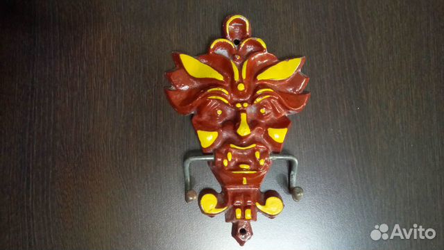 Вешалка ключница чугунная Мефистофель СССР