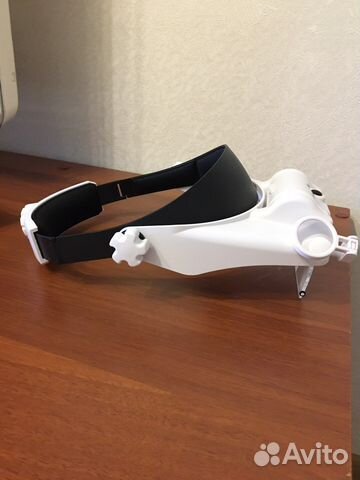 Лупа налобная с подсветкой