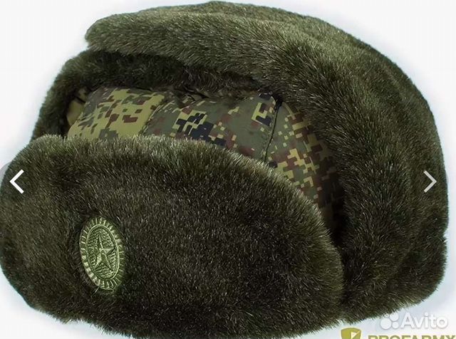 Шапка ушанка армейская 