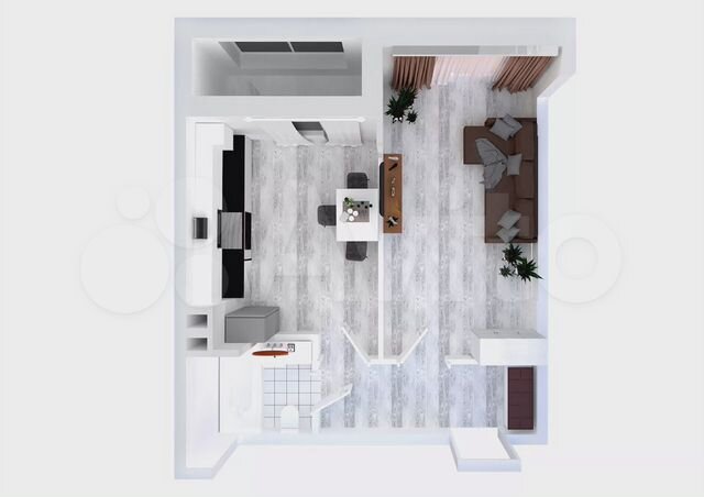 1-к. квартира, 39,4 м², 13/15 эт.