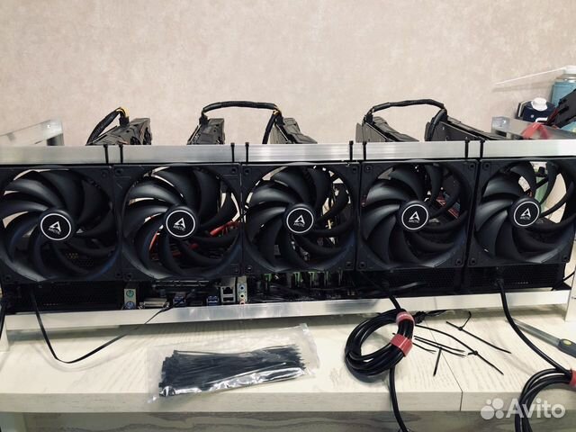 Майнинг ферма ; риг на GTX 1070