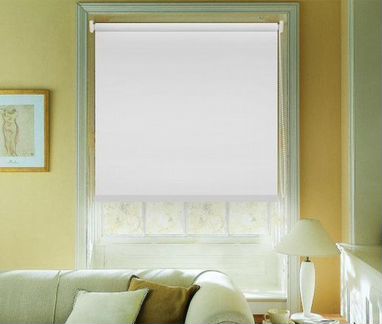 Рулонные шторы белые