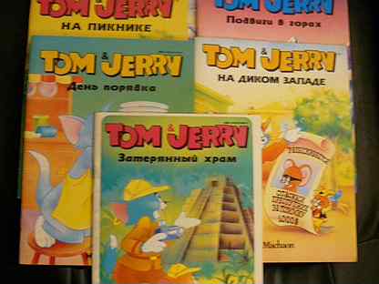 Книги- комиксы Том и Джерри- 7 книг