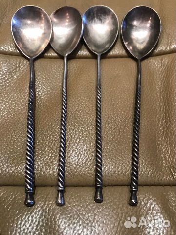 Редкие мельхиоровые ложки. Серебрение