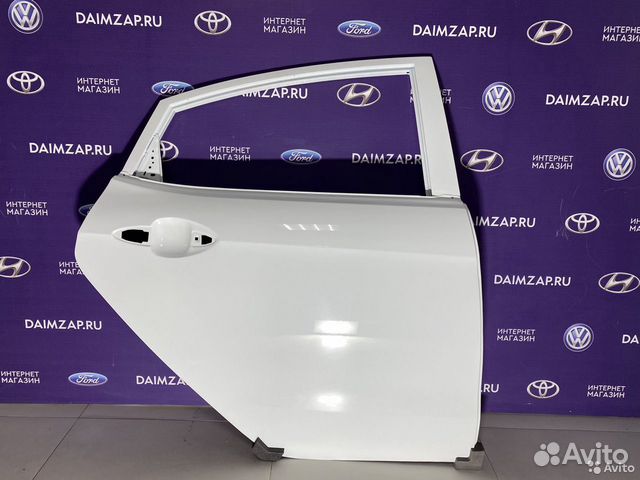 Дверь задняя KIA RIO (2011-2017) правая белая