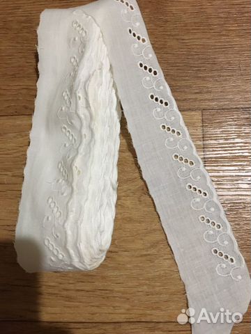 Кружево хлопок цена за весь моток