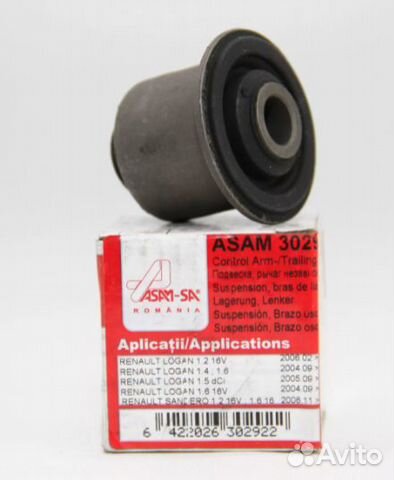 Сайлентблок рычага ренault логан/сандеро 04- перед