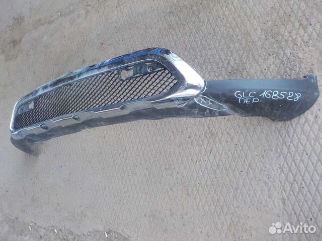 Накладка на бампер mercedes gls x253 передняя