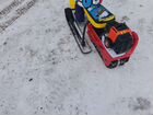 Снегокат с мотором детский