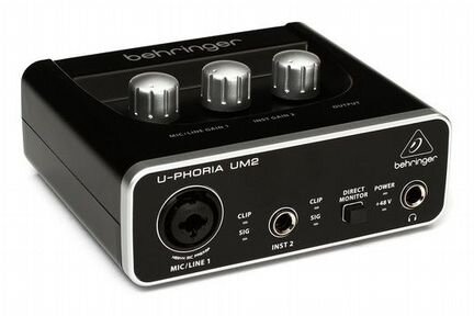 Аудиоинтерфейс Behringer U-Phoria UM
