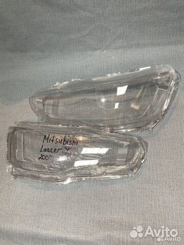 Новые Стекла фар Mitsubishi Lancer X