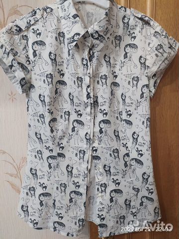 Рубашка на девочку 11-12 лет