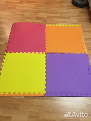 Коврик, Мягкий пол, тёплый коврик, коврики-пазлы