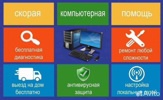 Компьютерная помощь любой сложности