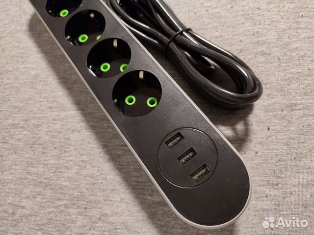 Сетевой фильтр с USB с защитой