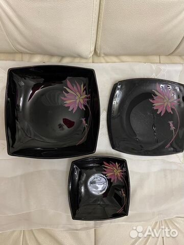 Стеклянные тарелки