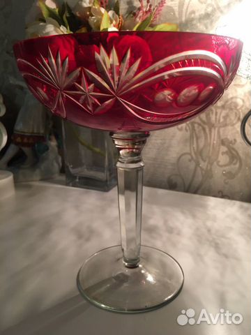 Ваза на ножке Сталинский Ампир, 55/60год