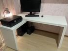 Компьютерный стол IKEA белый объявление продам