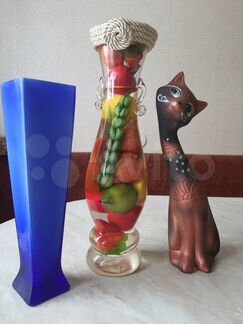 Декоративная бутыль, флорариум, подсвечники