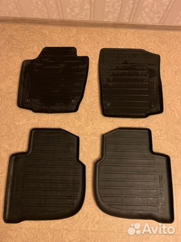 Автомобильные коврики резиновые для Skoda Rapid 2G