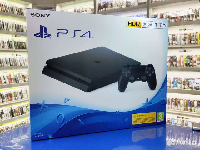 Игровая приставка Sony PS4 slim 1tb прошитая 6.72
