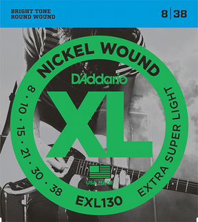 Струны для Электрогитары 08-38 D'addario EXL130