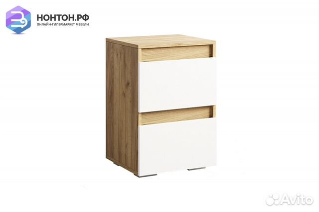 Тумба Селфи крафт / белый