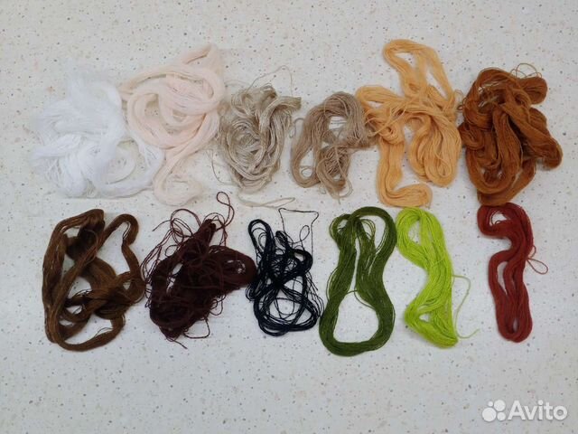 Нитки мулине Riolis разные цвета