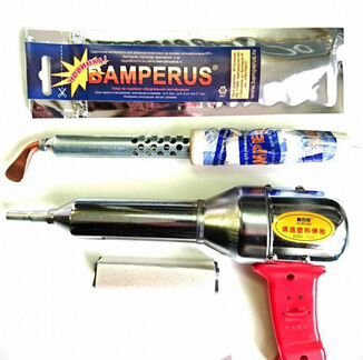 Набор для сварки бампера: паяльник,фен, промонабор