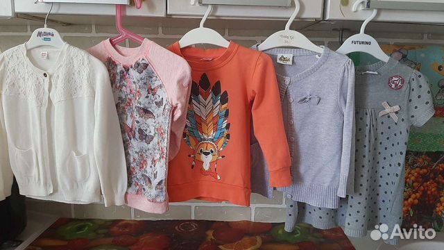 Детские вещи пакетом на девочку размер 74-94