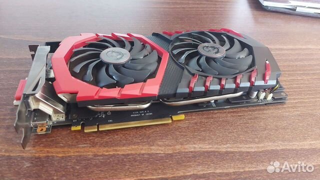 Видеокарта msi gtx 1070 gaming x 8gb