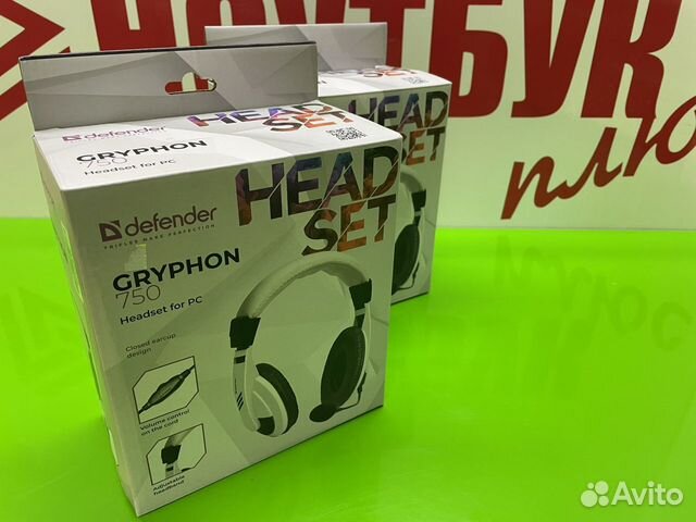 Наушники новые с микрофоном