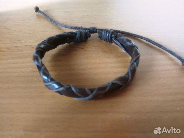 Браслет кожаный, неформальный