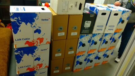 Кабель витая пара LAN UTP и FTP 5E медь 305м