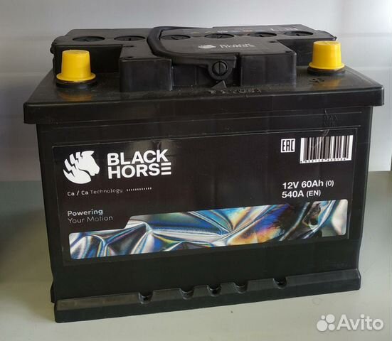 Аккумулятор 60 Ah Black Horse Сербия