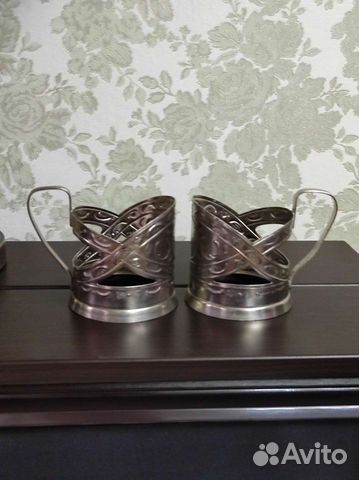 Подстаканник мельхиоровый советских времён