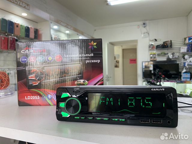 Автомагнитола 1din с блютузом(новая, гарантия)