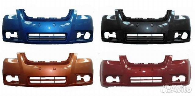 Бампер Chevrolet aveo в цвет