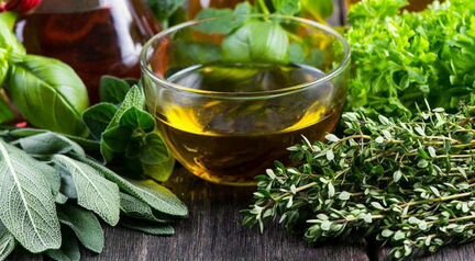 Оливковое масло с орегано/базиликом