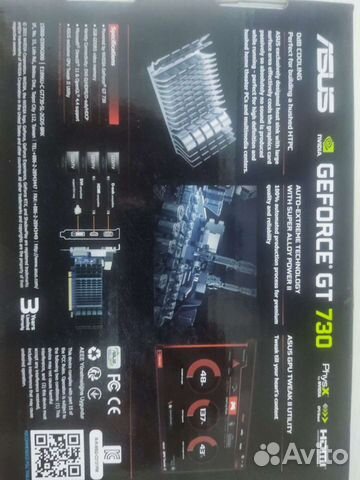 Видеокарта Asus GT 730 2Gb
