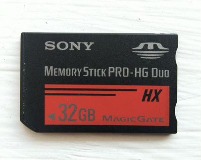 Карта памяти Memory Stick PRO-HG Duo sony 32GB