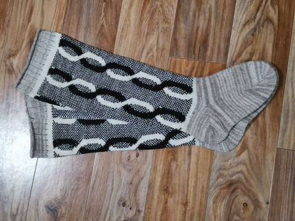 Гольфы 100 шерсть 37-39 размер. Ручная работа