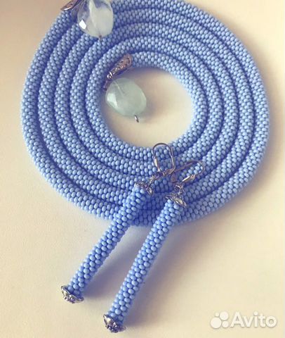 Комплект аксессуаров лариат - жгут и серьги