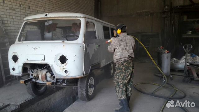 Пескоструйная очистка обработка с выездом