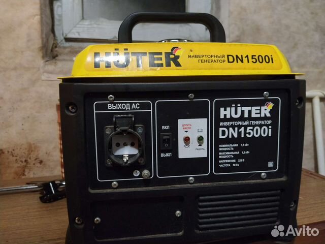 Инверторный генератор huter dn1500i